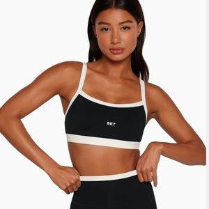 Set Active Sportbody scoop bra - contrast